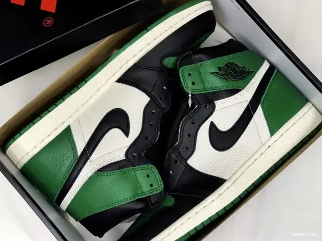 HYPE Green Air NRG Jordan OG 1 Sail-Black Pine High 555088-302 0616